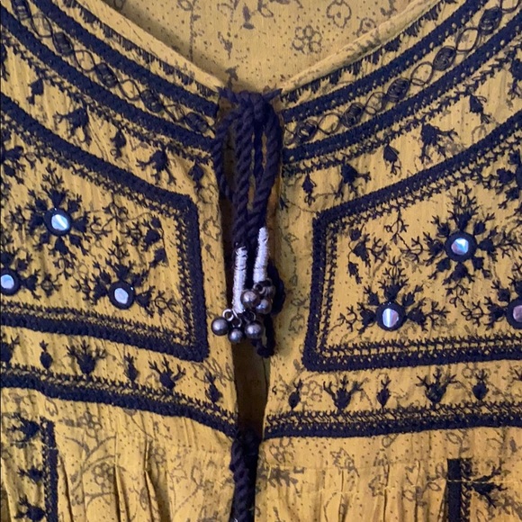 Free People embroidered light jacket/over shirt - Picture 4 of 6